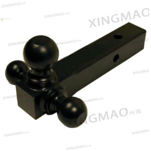 Black tri-ple trailer ball mount