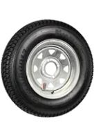 TRAILER TYRE AND RIM